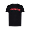 DSQUARED2 男士字母徽标印花棉质圆领短袖T恤 黑色 S71GD1452 D20020 900 商品缩略图0