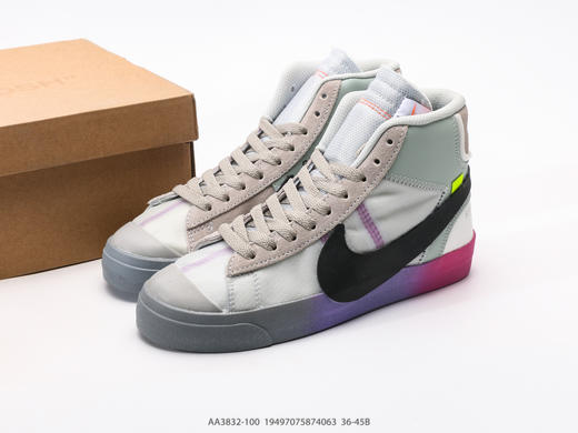 耐克Off-White x Nike Blazer Mid休闲运动板鞋AA3832-100男女鞋 商品图8