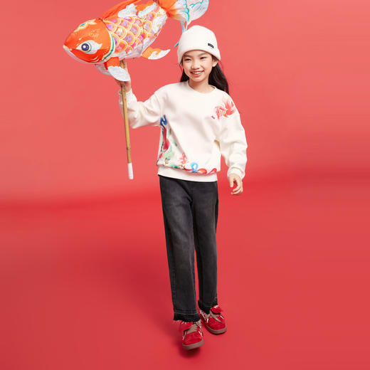 女童牛仔裤春季新款安奈儿童装实体店同款AG516578 商品图5