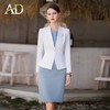 AD职业装气质女神范西装套装新款无袖内搭连衣裙白色西服两件套裙 商品缩略图2