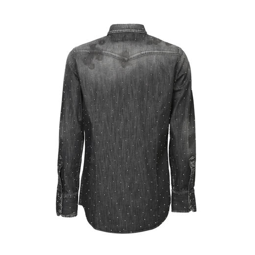 DSQUARED2 男士棉质长袖衬衫 灰色 S71DM0729 S30826 900 商品图1