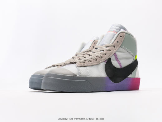 耐克Off-White x Nike Blazer Mid休闲运动板鞋AA3832-100男女鞋 商品图4