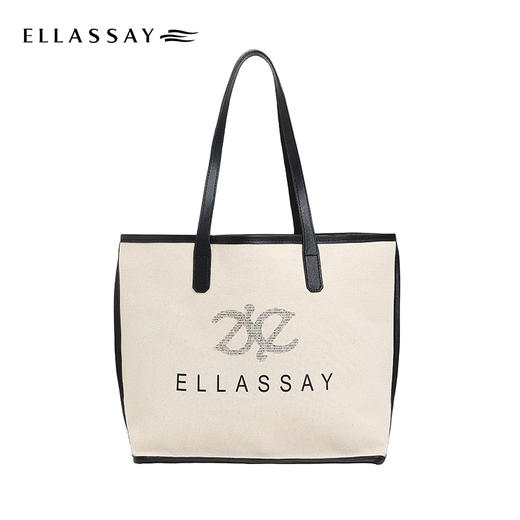 歌力思 经典双E托特包帆布防水包EWZ33BL934 商品图3