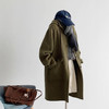 2024新款绿野仙踪秋冬连帽韩系复古宽松百搭气质中长款大衣高级感！ 商品缩略图1