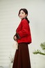 M1臣禾【卡码拍小】【新中式提花鹅绒服】 水貂毛袖（可脱卸）JZ244250227 商品缩略图3