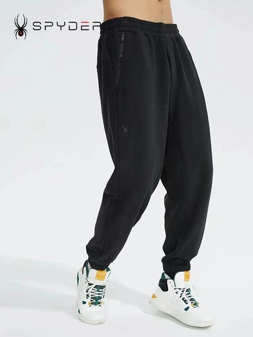 一条过冬！蜘蛛刺绣冬季加绒加厚男女款百搭保暖束脚休闲裤 商品图0