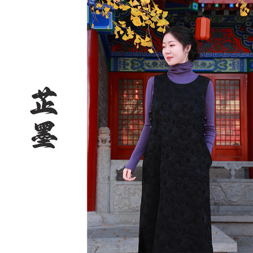 【抖音专属】芷墨•新中式马甲裙（24804115-澜夜-设计师） 商品图0