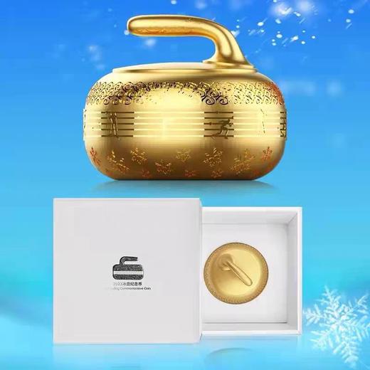 【预定】世界首枚冰壶纪念币！萨摩亚官方发行 商品图0