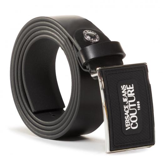 【超惠秒】Versace 范思哲 男士方形字母logo板扣真皮腰带 98574 商品图0