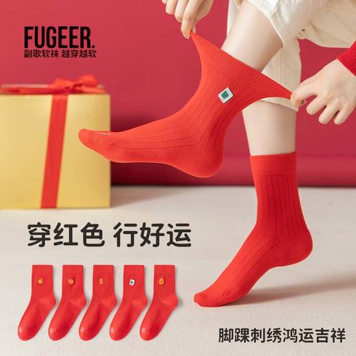 副歌鸿运袜系列女袜4双1220（2月5号后发货） 商品图0