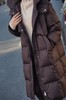 【黑色L1】臣禾 【迎冬羽绒】 连帽中长款加厚羽绒服JZ244070915 商品缩略图6