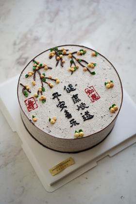 祝寿奶油蛋糕 | 奥利奥鲜果 - 平安喜乐（图片8寸效果）