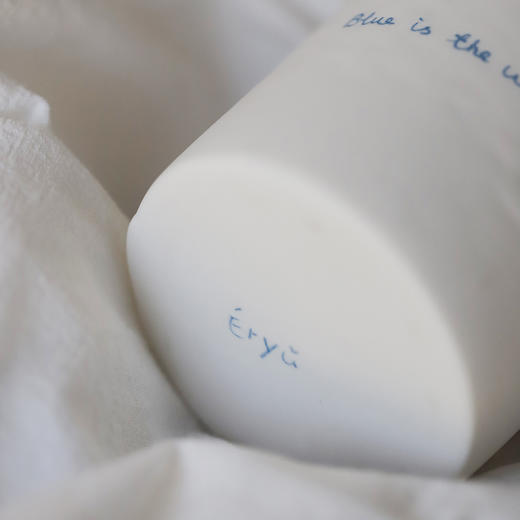 【新版】Eryu Ceramics耳语陶瓷工作室 褶皱系列 文字 杯 商品图1