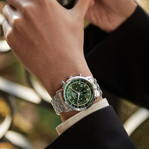 西铁城/CITIZEN光动能系列多功能不锈钢商务男表CA4630-53X 商品图5