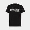 DSQUARED2 男士字母徽标印花棉质圆领短袖T恤 黑色 S71GD1457 D20014 900 商品缩略图0
