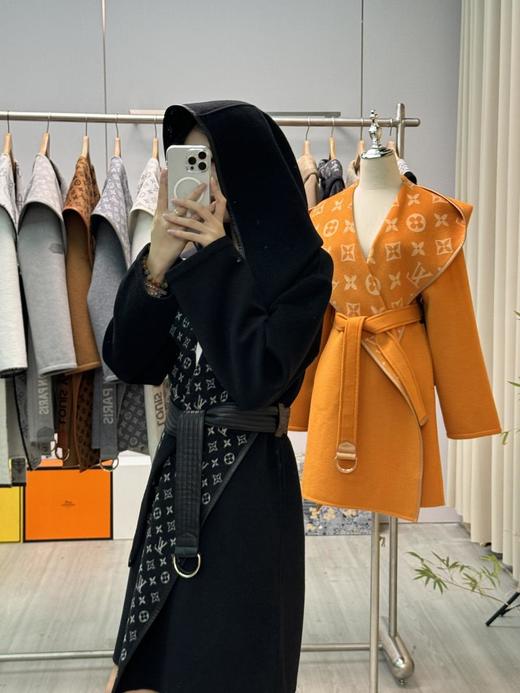 驴家长款皮腰带小花大衣（UY*MAG） 商品图5