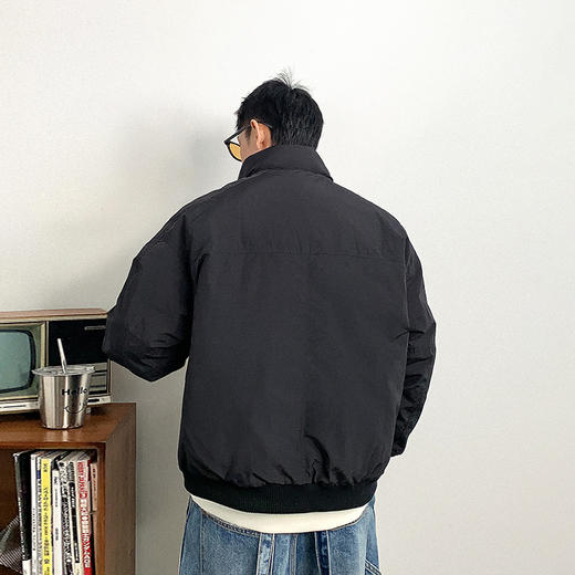 徐太浪带盖口袋拉链立领夹克男秋季潮牌男装宽松休闲运动防风外套 商品图3