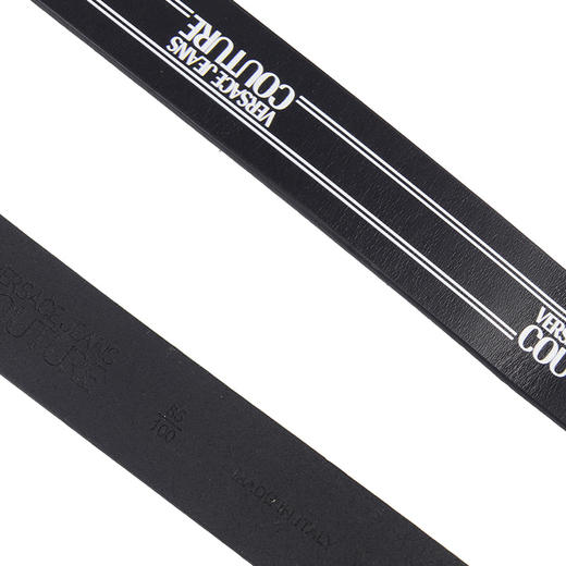 【超惠秒】Versace 范思哲 男士方形字母logo板扣真皮腰带 98574 商品图6