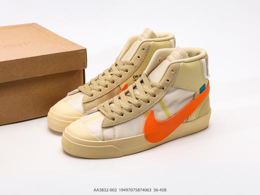 耐克Off-White x Nike Blazer Mid休闲运动板鞋AA3832-002男女鞋 商品图8