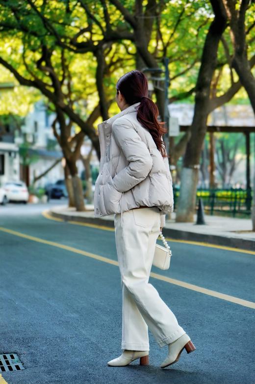 XL1臣禾翻领短款绗缝羽绒服 JZ244070715 商品图9