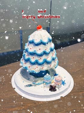 【圣诞献礼限时特惠】圣诞篝火夜☃️❄️·奶油霜蛋糕