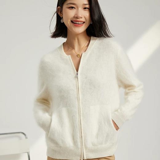 「Ic*cle之*禾同款」红莲拉绒羊绒拉链外套 500g/件（爆款！预售15天内发货） 商品图7