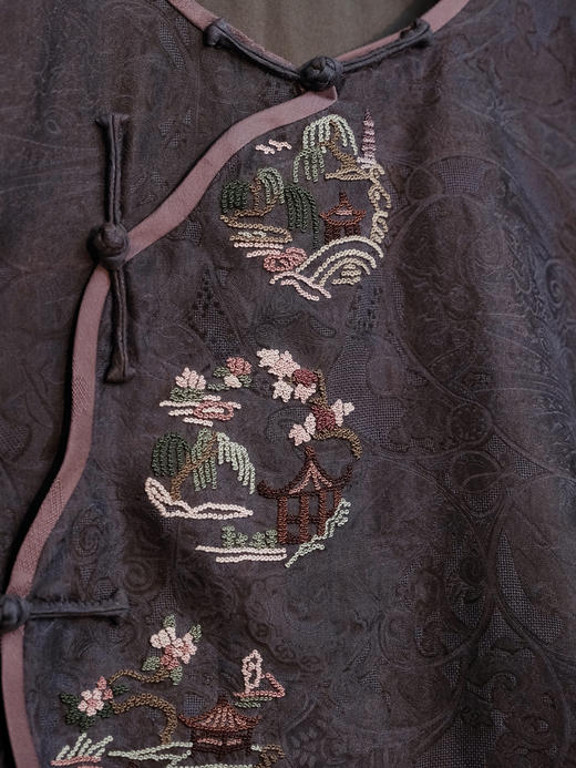 盛唐牡丹盛奢系列| 限量款| 高货-手绣全打籽团子花瓣马甲 商品图1