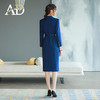 AD气质宝蓝色连衣裙女秋季新款双排扣西装裙中长款裙子干练职业装 商品缩略图4