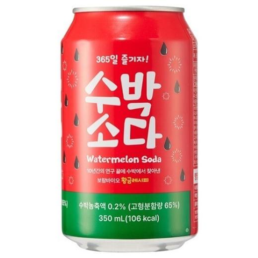 SFC西瓜苏打碳酸饮料350ml보람 수박소다 탄산음료350ml 商品图0