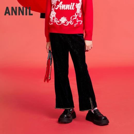 女童单裤春季新款安奈儿童装实体店同款AG516581 商品图0