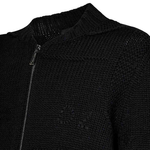 DSQUARED2 男士羊毛拉链长袖针织开衫 黑色 S71HA1320 D13061 900 商品图2
