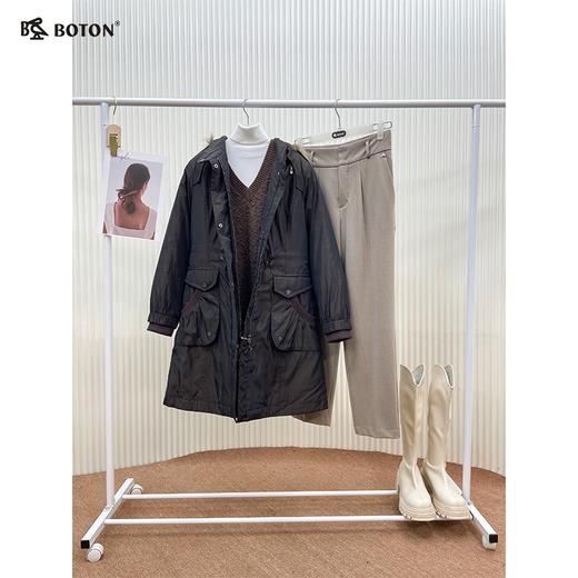 【第2件半价！尾货清仓不退换】波顿女士连帽甩毛甩胆羽绒褛LJ611 商品图5