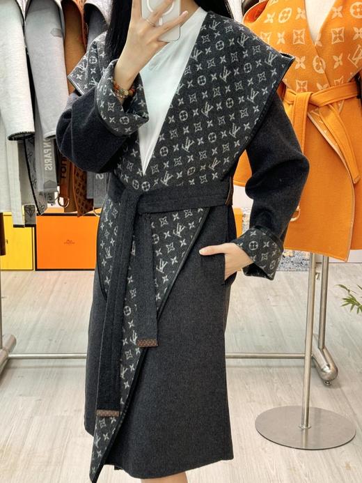 驴家长款皮腰带小花大衣（UY*MAG） 商品图7