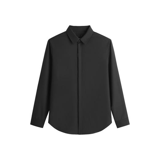 HIM漢崇 经典基础款暗扣长袖衬衫职业通勤商务正装衬衣 2025秋季 商品图4