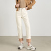 【顺丰包邮】13029 洛诗琳秋季新款米白色卷边设计感显瘦烟管裤1022B 商品缩略图2