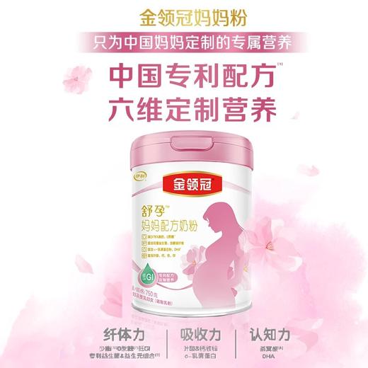 750g伊利金领冠舒孕妈妈配方奶粉 商品图1