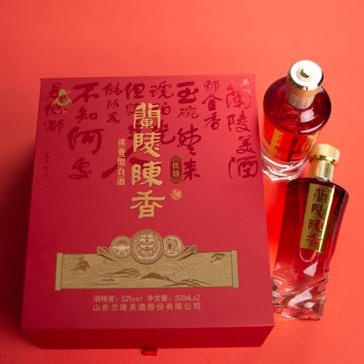 兰陵 新品陈香礼盒 52度浓香型白酒500mL*2瓶礼盒装1提装 商品图7