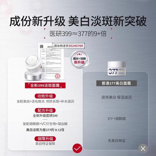 NING377美白高保湿面霜 祛黄褐雀ban淡化印 商品图1
