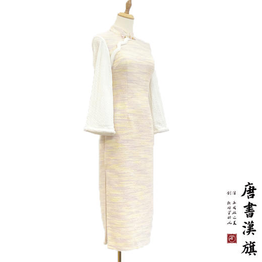 【雅依】冬季加绒加厚年轻少女款长袖旗袍小香风日常 商品图7