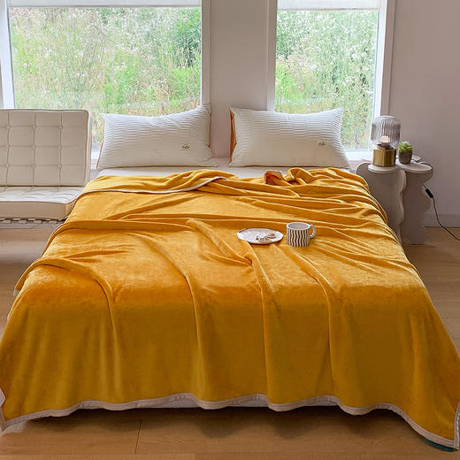 法兰绒毛毯珊瑚绒一毯多用办公室午睡盖毯柔软亲肤空调毯沙发盖毯 商品图1