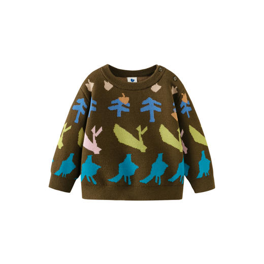 【亲肤毛衫】迷你巴拉男女童冬新品针织衫保暖毛衣 商品图4