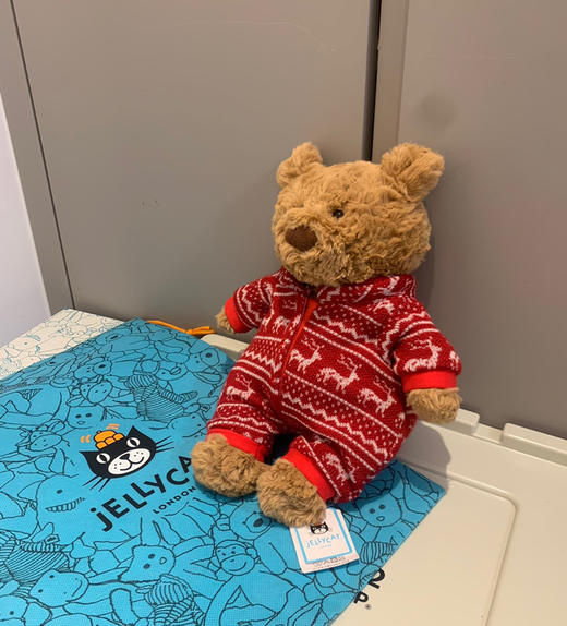 原单正品冬日圣诞睡衣巴塞罗那熊101908 商品图8