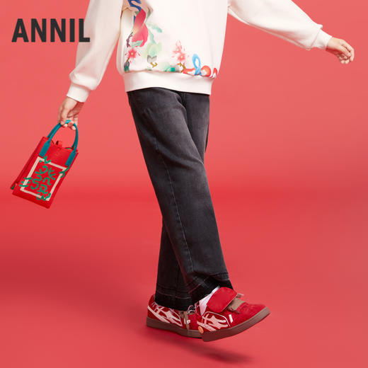 女童牛仔裤春季新款安奈儿童装实体店同款AG516578 商品图2