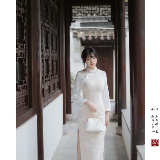 【雅依】冬季加绒加厚年轻少女款长袖旗袍小香风日常 商品图0