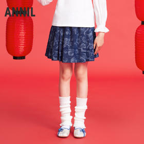 女童牛仔半裙春季新款安奈儿童装实体店同款AG513526