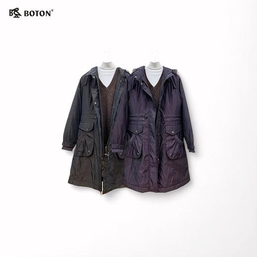 【第2件半价！尾货清仓不退换】波顿女士连帽甩毛甩胆羽绒褛LJ611 商品图3