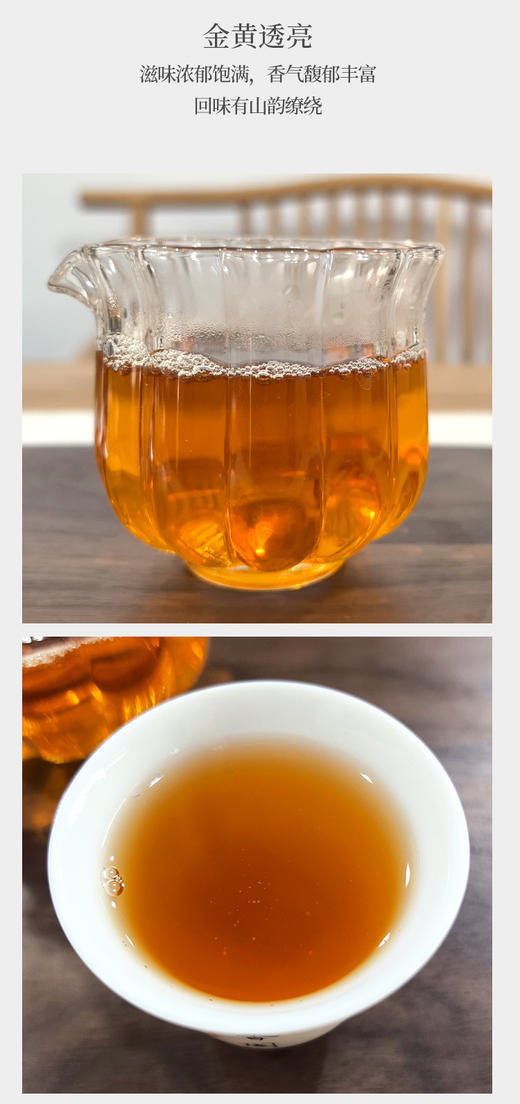 金骏眉 桐木关小菜茶 “桐木本山金” 5克*10泡装 商品图2