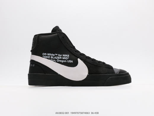 耐克Off-White x Nike Blazer Mid休闲运动板鞋AA3832-001男女鞋 商品图1