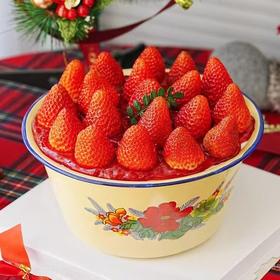 【网红人气热卖🔥🔥搪瓷盆草莓蛋糕】