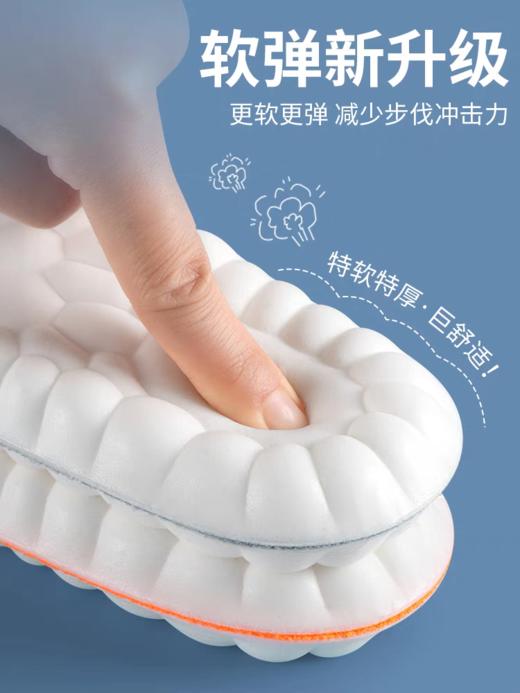 劳保鞋专用鞋垫男士乳胶吸汗防臭减震超软久站踩屎感鞋垫女舒适白色鞋垫 商品图1